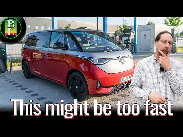 VW ID. Buzz GTX Long Wheelbase (86 kWh) Range Test at 130 km/h (81 mph) | How Far Does It Go?