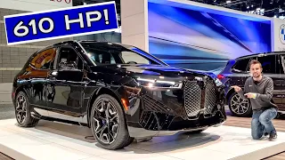 Is the NEW 2023 BMW iX M60 Better than Tesla Model X Plaid?? | First Look Review CAS 2022