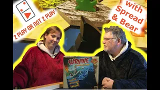Survive: Escape from Atlantis! 2 Player Board Game Review with Spread & Bear
