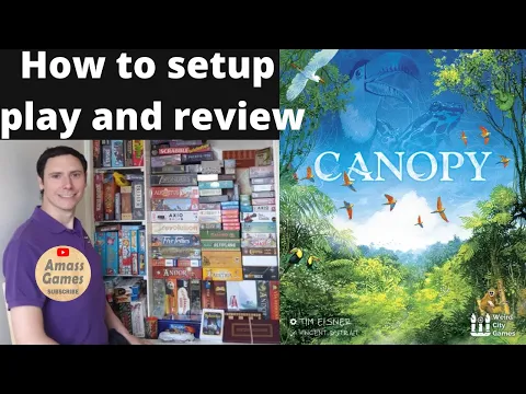 Canopy #howtoplay #review #boardgame #tabletop AmassGames #games #nature #cute #education