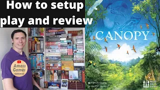Canopy #howtoplay #review #boardgame #tabletop AmassGames #games #nature #cute #education