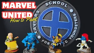How I Painting Marvel United X-Men Minis – Beast, Mystique & Wolverine!