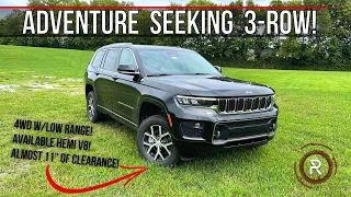 The 2021 Jeep Grand Cherokee L Overland Is The Adventure Seeking 3-Row SUV