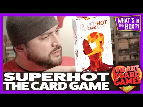 What’s in the box?! SUPERHOT: The Card Game - From I Heart Board Games!