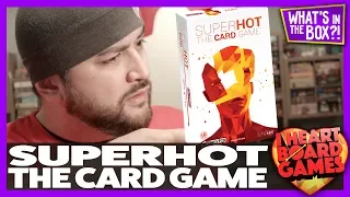 What’s in the box?! SUPERHOT: The Card Game - From I Heart Board Games!