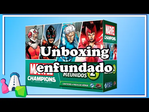 Unboxing enfundando Marvel Champions Héroes Reunidos 2