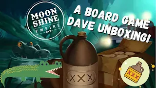BoardGameDave's Moonshine Empire - Unboxing (4K)