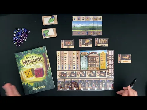 Woodcraft Roll and Write Solo Playthrough | DaniCha