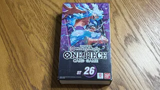 One Piece Card Game Starter Deck 26 - Monkey D. Luffy (Bandai) - Unbox + 2 Booster Rips