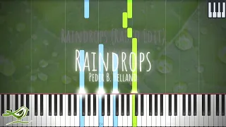 Peder B. Helland - Raindrops (Radio Edit) | Calm Piano Tutorial