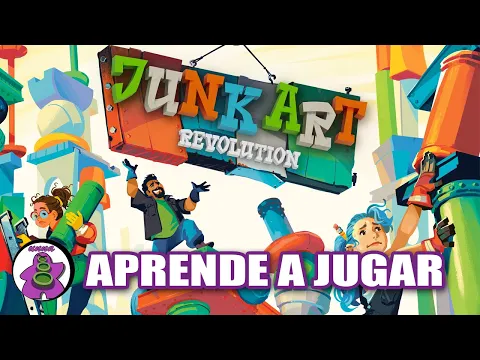 JUNK ART REVOLUTION - Cómo se juega - TUTORIAL - Juego de Mesa - unna