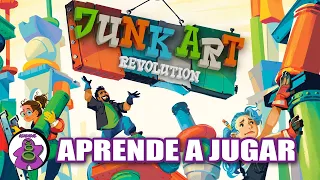 JUNK ART REVOLUTION - Cómo se juega - TUTORIAL - Juego de Mesa - unna