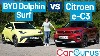 BYD Dolphin Surf vs Citroen e-C3: Who makes the best small EV?