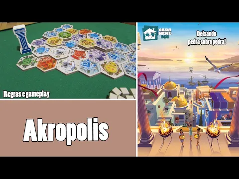 Akropolis + Variantes (PaperGames)  - Regras e gameplay | Casa NERD lol