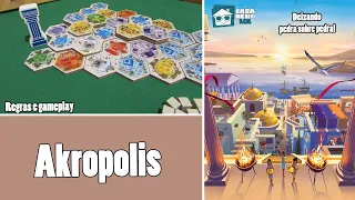 Akropolis + Variantes (PaperGames) - Regras e gameplay | Casa NERD lol