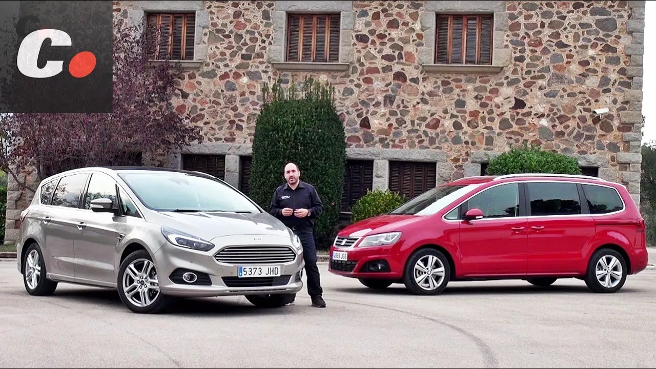 Ford S-Max vs Seat Alhambra | Prueba Monovolumen 7 plazas | Test / Review en español | coches.net