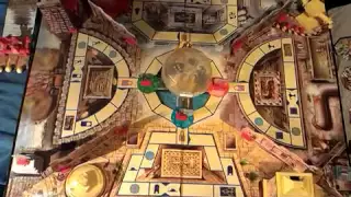 A FULLY SET UP THE CRYSTAL MAZE BOARD GAME.