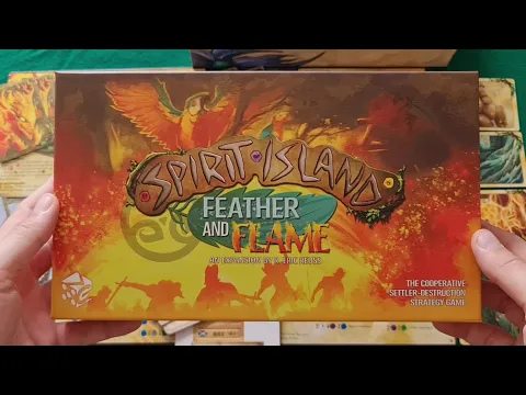 Unboxing Spirit Island: Feather and Flame Expansion 
