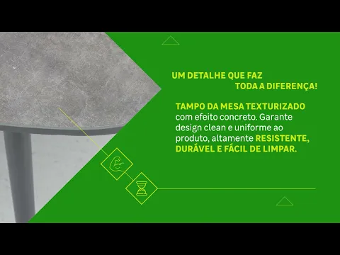 Conjunto para Jardim 5 Peças Alumínio e Corda Nilo Cinza Naterial
