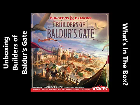 Unboxing Builders Baldur's Gate: What's in the box?