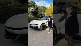 It has roof wing doors and a wine cooler in the back 😱 #pininfarina #supercars #vehicles