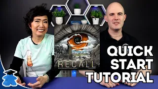 Recall - Start Playing Under 12 Minutes. A Board Game How to Play, Quick Start Tutorial