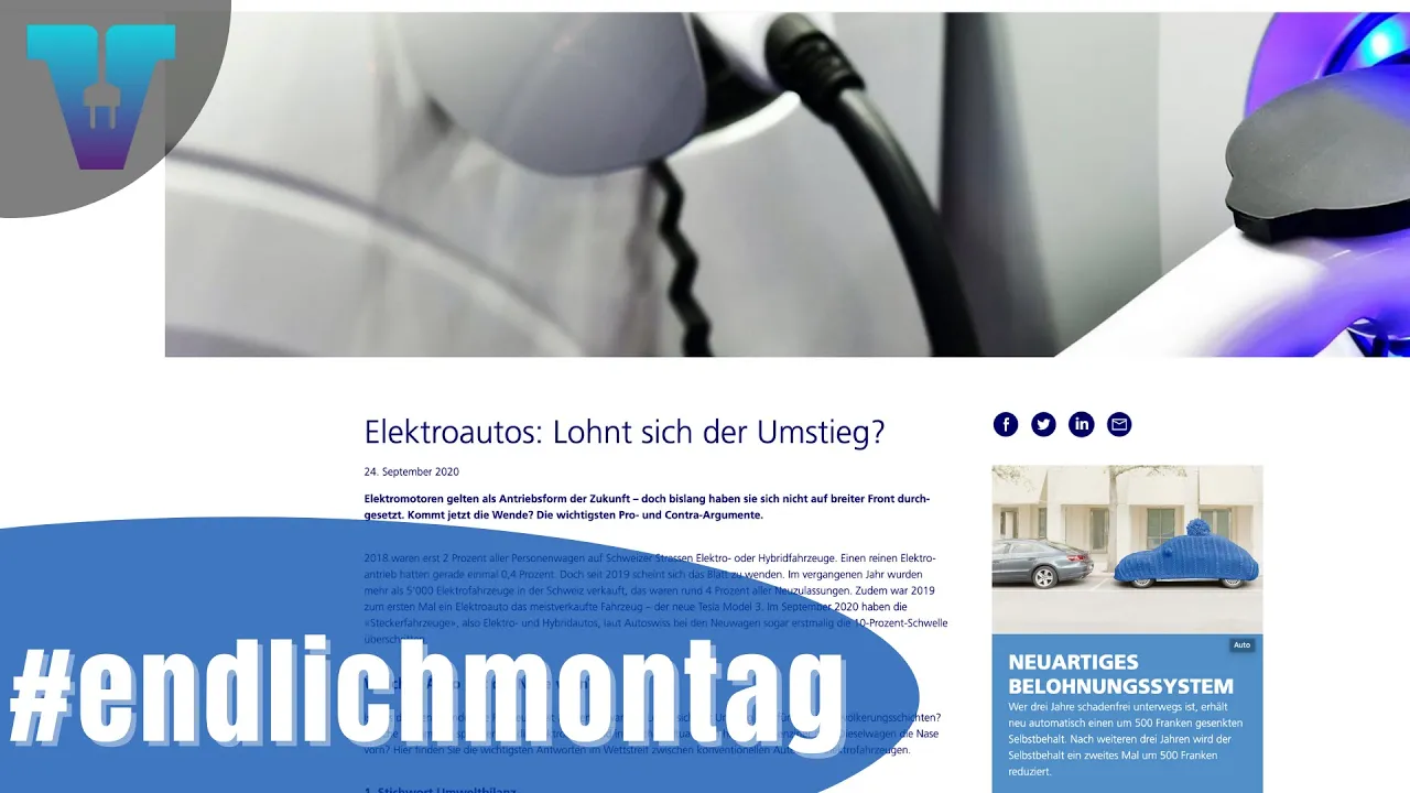 Lohnt sich der Umstieg auf Elektroautos? - #endlichmontag [Deutsch] | Vision E Drive #31