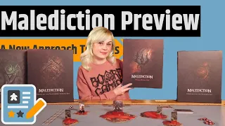 Malediction Preview - When Miniatures Meets Card Games