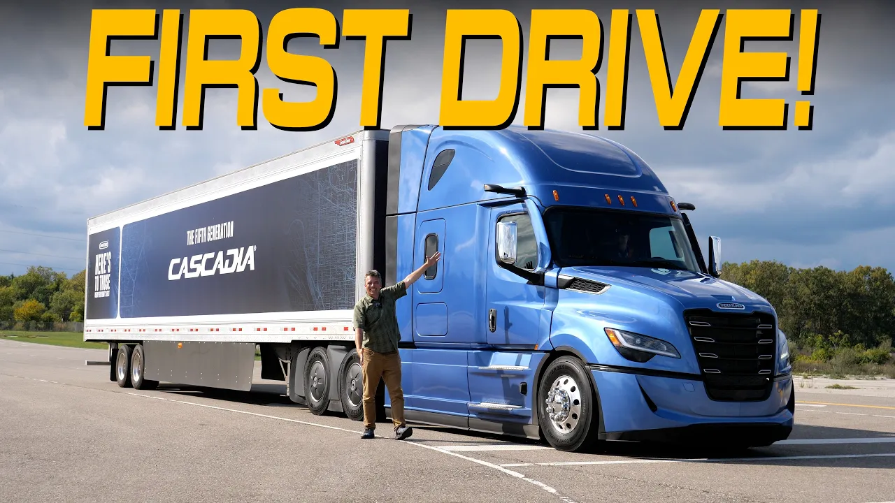 I Check Out and DRIVE the New Freightliner Cascadia: Here's Why This New Truck is a HUGE Deal!