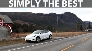 Tesla Model Y LR RWD trip to Hemsedal