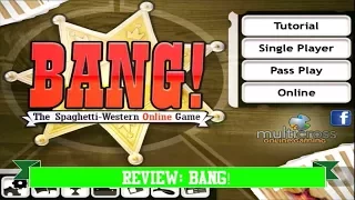 Bang! - Análise e Como Jogar (Versão Digital)