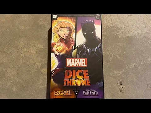 Marvel Dice Throne Captain Marvel vs Black Panther Review