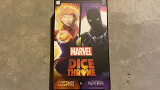 Marvel Dice Throne Captain Marvel vs Black Panther Review