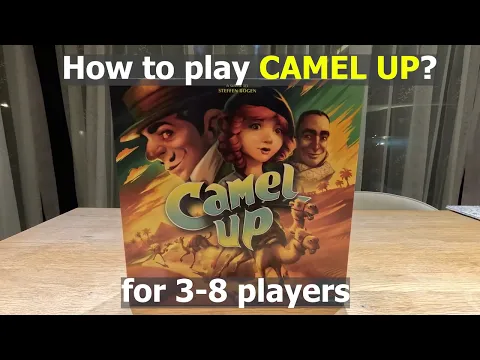 Play as you Watch Tutorial - Camel Up Boardgame by Look Out Games (4K) Guide #boardgames #tutorial