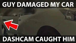 Tesla Sentry Mode recorded a guy denting my car