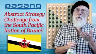 From Brunei in the South Pacific, a traditional strategy board game with a unique capture method!