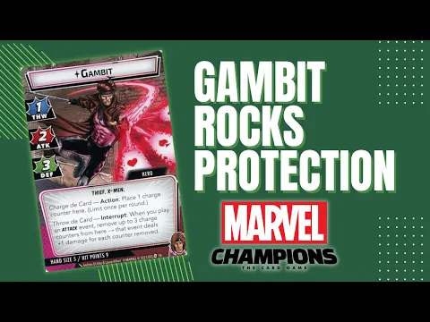 Marvel Champions Gambit Protection Vs. Expert Mansion Attack