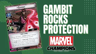 Marvel Champions Gambit Protection Vs. Expert Mansion Attack