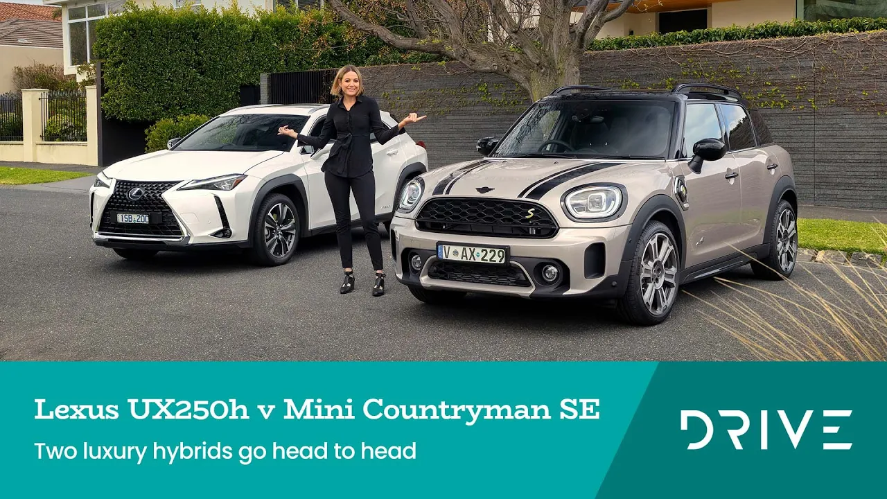 Lexus UX250h Sports Luxury FWD v Mini Countryman SE Mini Yours | Comparison | Drive.com.au