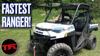 The Polaris Ranger XP Kinetic is Quick, Electric, and Shockingly Capable!