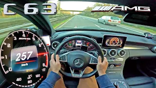 BASE C63 AMG is ALL YOU NEED to BLAST DOWN the AUTOBAHN just for FUN!