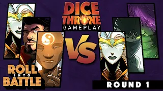 Dice Throne ROLL INTO BATTLE Gameplay | Round 1 (jourdo vs SuperK)