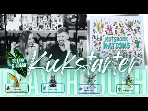 NOTEBOOK NATIONS ️️| Kickstarter Playthrough | 4X Board Game in 1 Hour