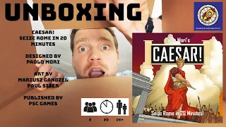 Caesar! Seize Rome in 20 Minutes Unboxing