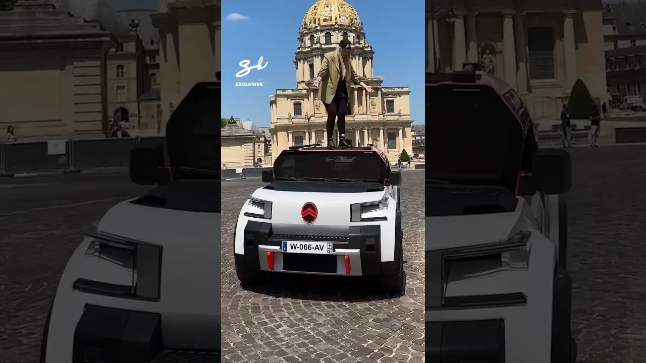 This is the quirkiest car I've ever seen...😱 #citroen #cars #vehicles