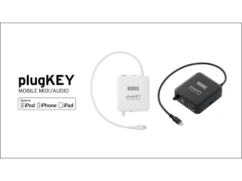 Product video thumbnail for Korg PLUGKEY MIDI to iOS Lightning Adaptor