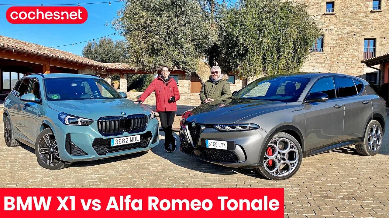 BMW X1 vs Alfa Romeo TONALE 2023 | Comparativa SUV / Prueba / Review en español | coches.net