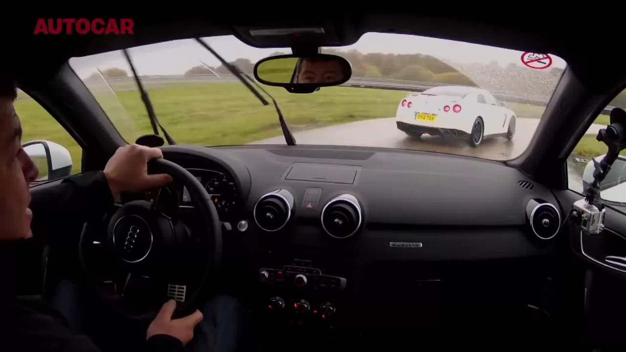 Nissan GT-R vs Audi A1 quattro - autocar.co.uk