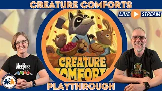 Creature Comforts | Playthrough | Kids Table Board Gaming