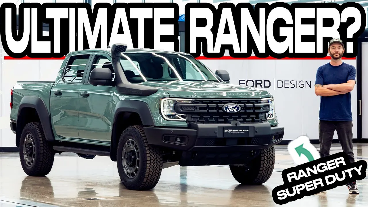 Hard-core off-road, towing and lugging monster (Ford Ranger Super Duty 4x4 2025 Review walkaround)